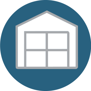 Inventory warehouse icon