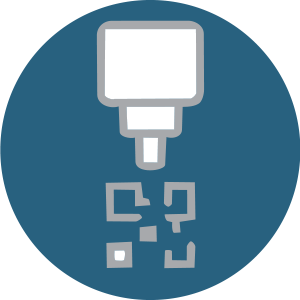 Laser marking icon